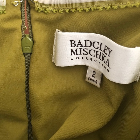 Badgley Mischka Short Strapless Gown - Picture 6 of 7